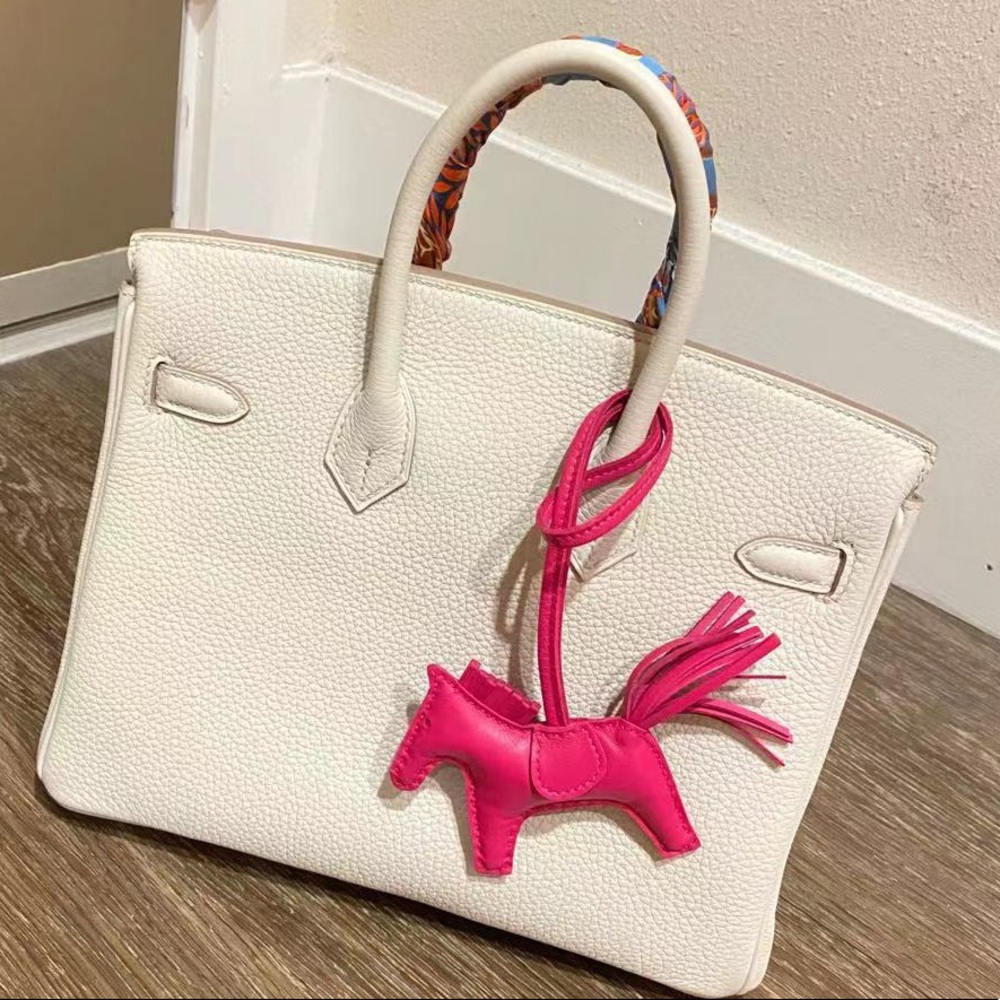 Hermès rodeo PM charm Mexico Pink